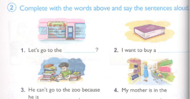 Unit 16. Let's go to the bookshop